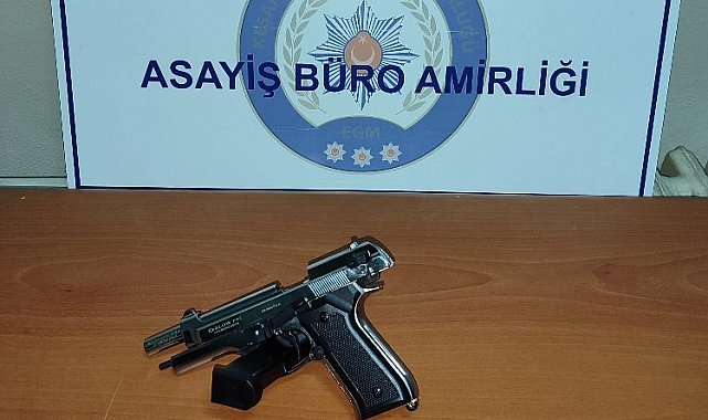 Edirne Keşan'da kuru sıkı tabanca ele geçirildi