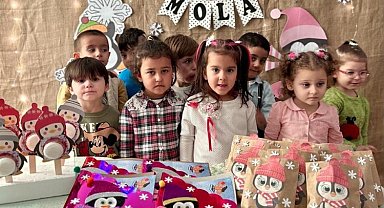 İlk karnelerini KO-MEK'ten aldılar