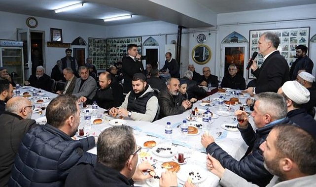İnegöl'de Bereket Sofrası Hürriyet Camii'ne kuruldu