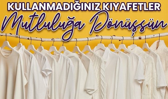 İzmit'te kıyafet bağışı dayanışması