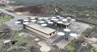 Jeopark Ziyaret Merkezi'nde sona yaklaşıldı