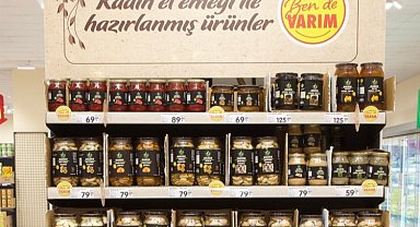 Kadın kooperatiflerinin el emekleri Şok raflarında