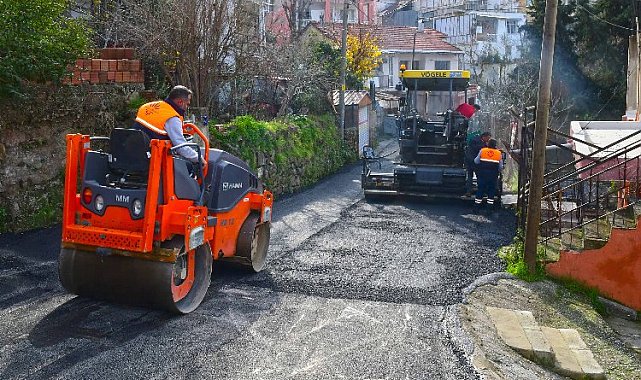 Karabağlar'da 20 bin tondan fazla asfalt serildi