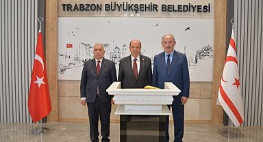 KKTC Cumhurbaşkanı Ersin Tatar'dan Trabzon ziyareti