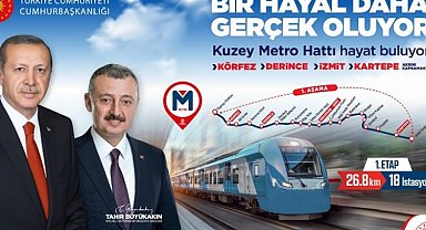 Kocaeli'ne Kuzey Metro hattı müjdesi
