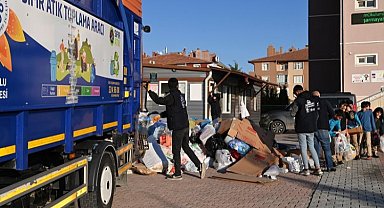 Konya Selçuklu'da okullar sıfır atık için yarıştı
