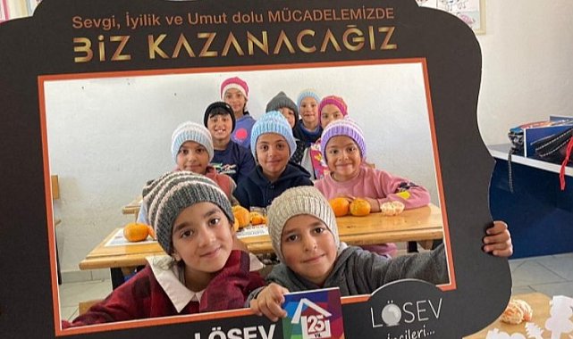 LÖSEV'den tüm çocuklara doğal mandalina