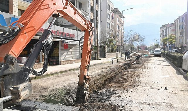 Manisa Şehzadeler'de altyapı çalışmaları sürüyor