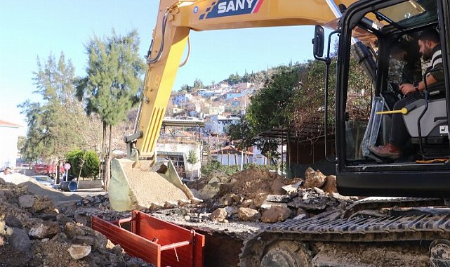 Manisa Ulutepe'de yağmur suyu için ilk kazma