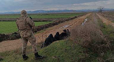 Meriç'te 21 düzensiz göçmen yakalandı