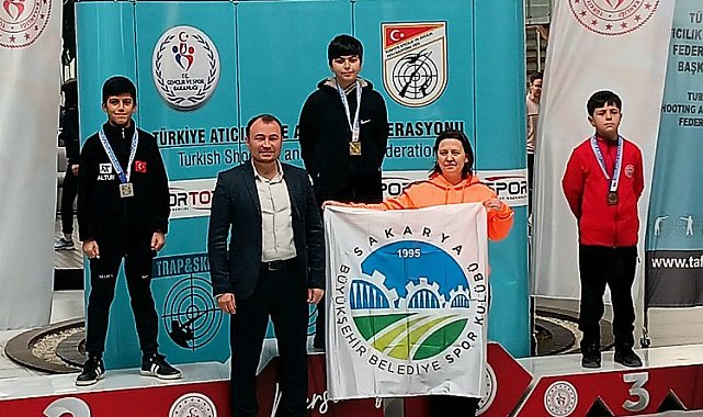 Sakaryalı sporcudan Türkiye Şampiyonluğu'na tam isabet