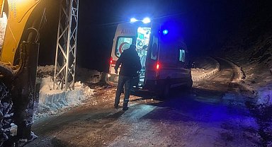 Sason'da hamile kadına 5 saatte ulaşıldı