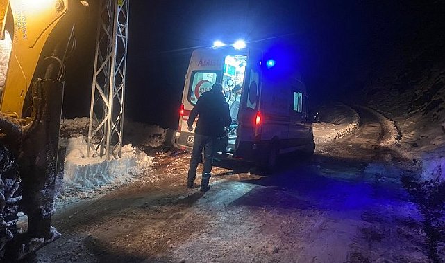 Sason'da hamile kadına 5 saatte ulaşıldı