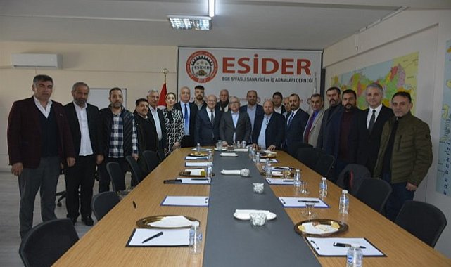 Sivas Valisi Şimşek'ten ESİDER'e ziyaret