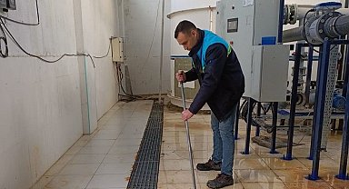 Süleymanlı'da İçme Suyu Arıtma Tesisi kontrol edildi