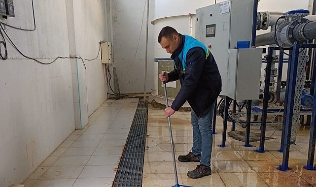 Süleymanlı'da İçme Suyu Arıtma Tesisi kontrol edildi