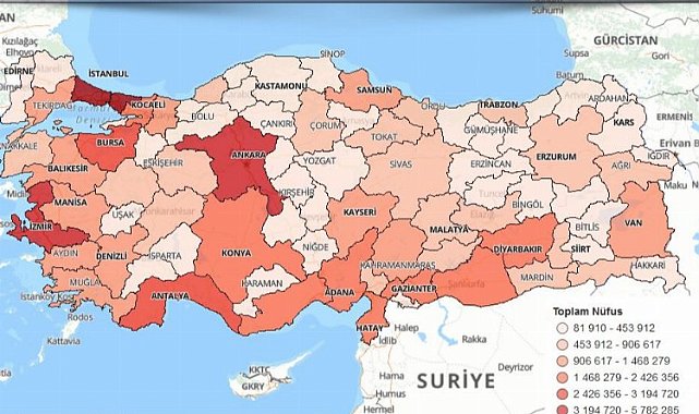 TÜİK grid düzeyde nüfus istastistiklerini erişime açtı