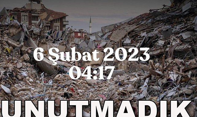6 Şubat Asrın Felaketi'nin yıl dönümü