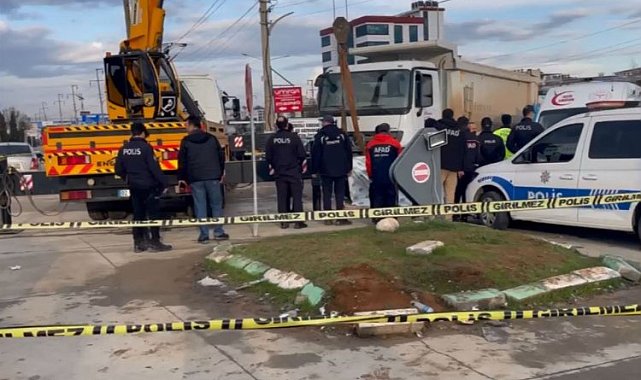 Adıyaman'da feci kaza! Kamyon ile motosiklet çarpıştı