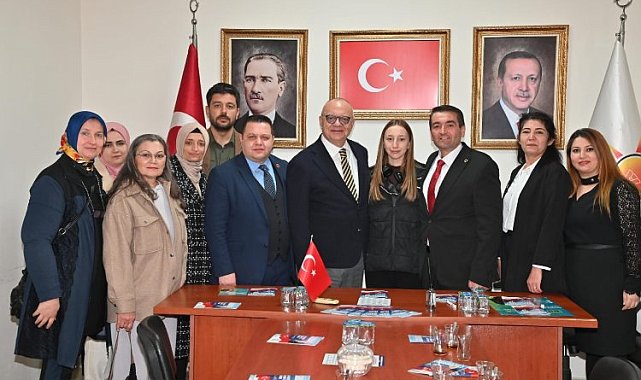 AK Parti Saruhanlı İlçe Başkanlığı Başkan Ergün'ü ağırladı