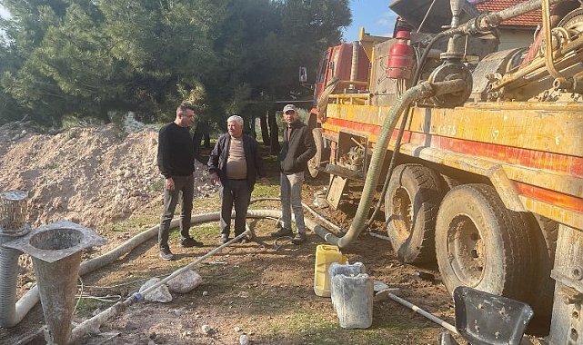 Akhisar Çanakçı Mahallesinde sondaj çalışmaları başladı