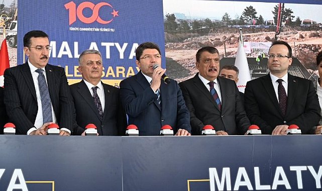 Bakan Tunç Malatya Adalet Sarayı'nın temel atma törenine katıldı
