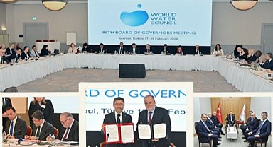 Bakan Yumaklı, Dünya Su Konseyi Guvernörler Toplantısı'nda konuştu