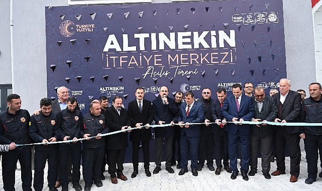 Başkan Altay itfaiye merkezi açılışına katıldı