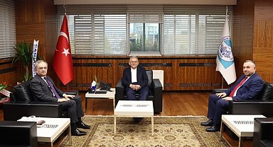 Başkan Büyükkılıç'a TBB Genel Sekreteri Baraçlı'dan ziyaret