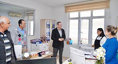 Başkan Ergin'den teşekkür ziyaretleri