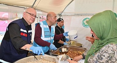 Başkan Ergün depremlerde yaşamını yitiren vatandaşları andı