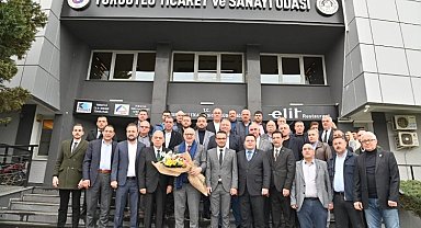 Başkan Ergün'den TUTSO'ya Ziyaret