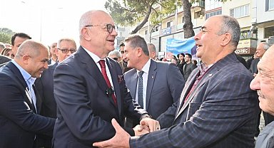 Başkan Ergün'e Soma'da yoğun ilgi