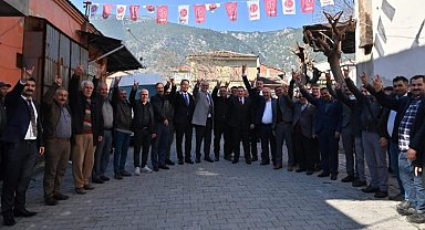 Başkan Ergün'ün Kırkağaç'ta Cumhur İttifakı ortaklarıyla buluştu