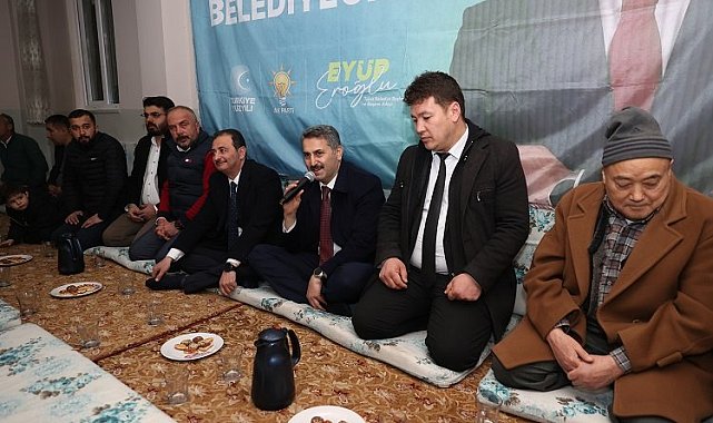 Başkan Eroğlu, Türkmen Site sakinleriyle buluştu
