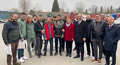 Başkan Hürriyet, geleneksel işçi ziyaretlerine Bekaert'te devam etti