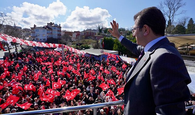 Başkan İmamoğlu halk buluşmasına Şile'den başladı