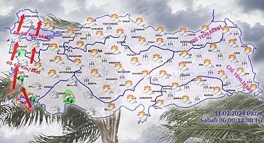 Batıda sağanak, doğuda çığ tehlikesi