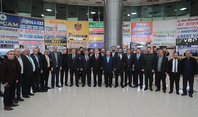 Bozdağ ve Beyazgül'den terminal esnafına ziyaret