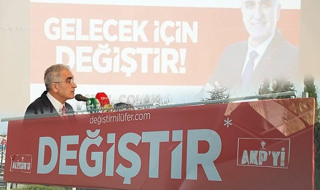Bursa Nilüfer'de AK Parti adayının reklamına CHP'lilerden tecavüz!
