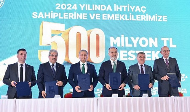 Bursa'da 50 bin haneye 75 Milyon TL destek