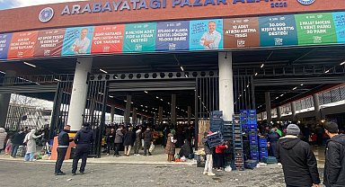 Bursa'da Arabayatağı'na modern kapalı pazar alanı