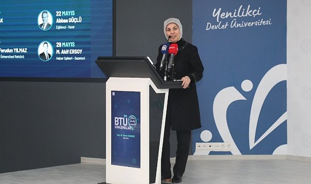 Büyükelçi Merve Kavakcı BTÜ Konuşmaları'nın konuğu oldu