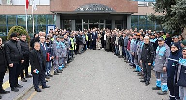 Çiftçi'ye sürpriz karşılama