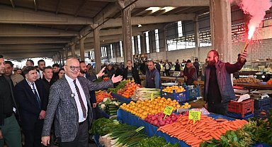 Cumhur İttifakının Adaylarına Ahmetli'de coşkulu karşılama