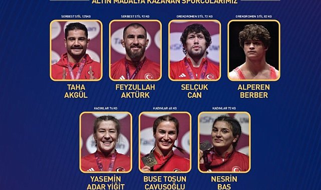 Cumhurbaşkanı Erdoğan'dan millî güreşçilere tebrik