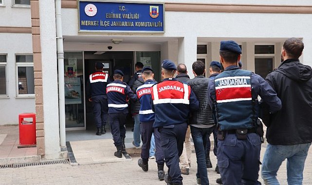 Edirne'de 9 FETÖ üyesi sınırda yakalandı