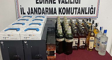 Edirne'de kaçakçılık operasyonu