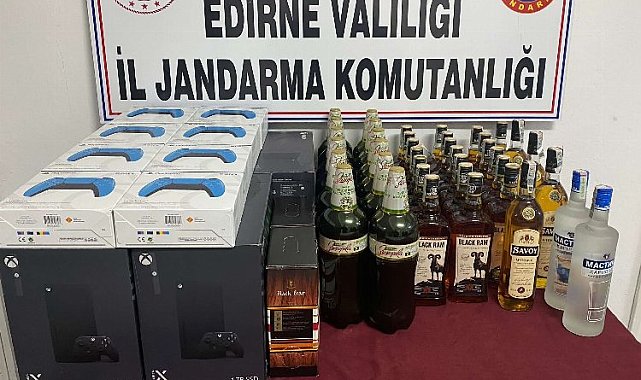 Edirne'de kaçakçılık operasyonu
