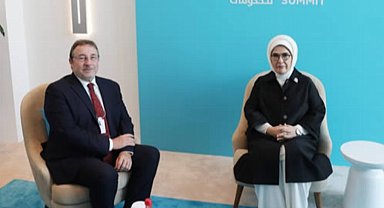 Emine Erdoğan, Dubai'de BM Kalkınma Programı Başkanı Steiner ile görüştü